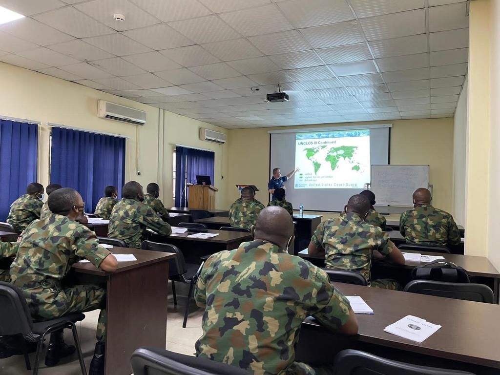 U.S. Coast Guard Begins Training with Nigerian Navy on Maritime Law Enforcement Capabilities 