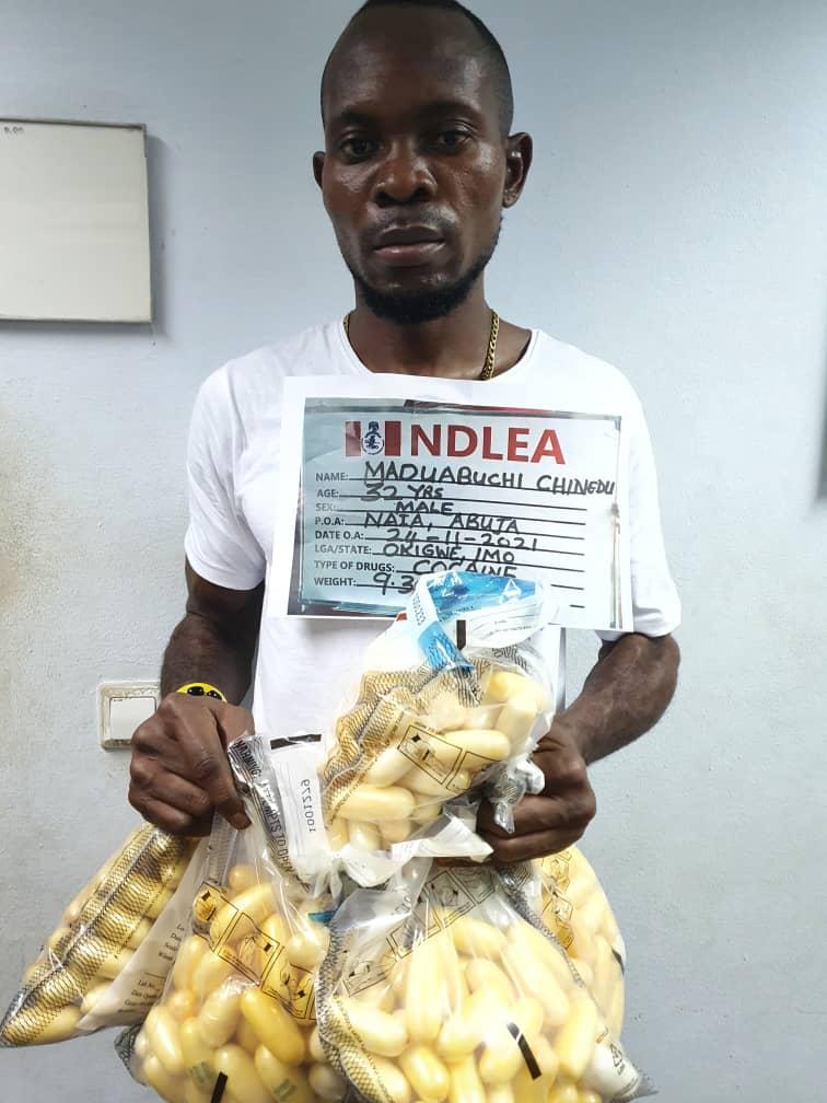 NDLEA intercepts N2.7b cocaine at Abuja airport