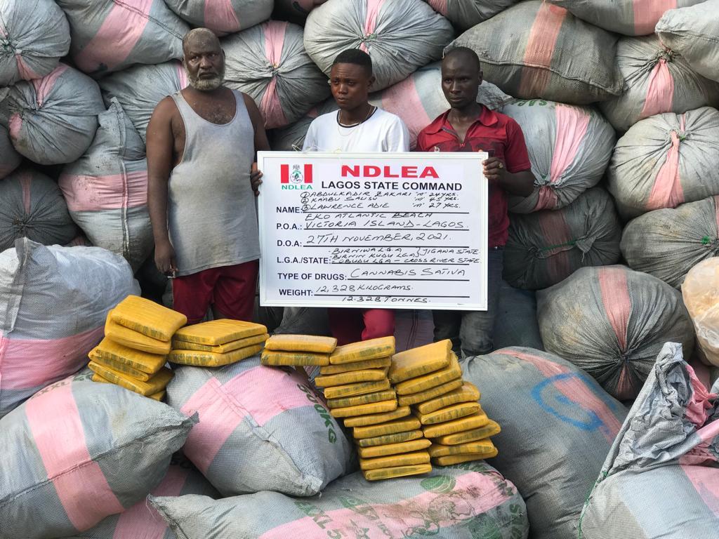 NDLEA intercepts 12,385kg drugs, Arrests 70-year-old woman, others over 6,586kg narcotics