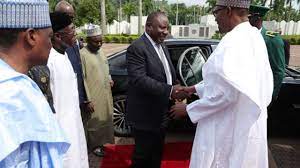 Buhari receives South African Ramaphosa amid concerns over Omicron virus