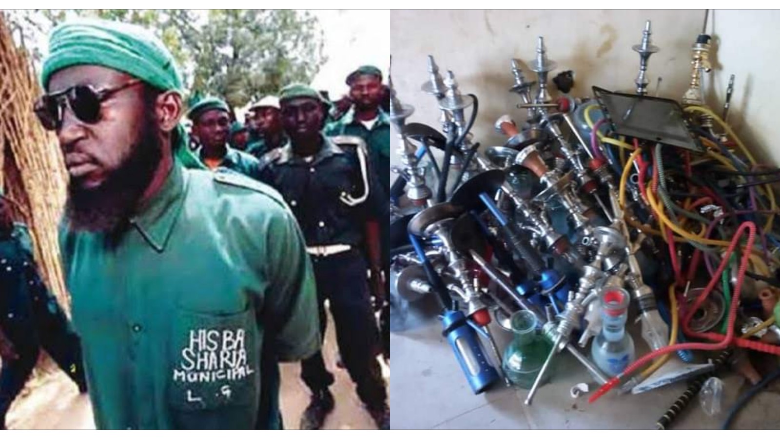 25 youths arrested as Kano Hisbah raids Shisha joints, seizes over 100 pipes