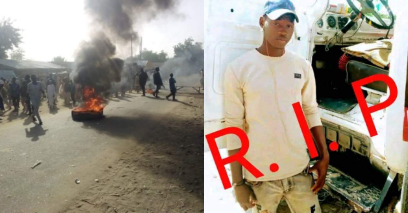 Yobe community protest over killing of truck driver by security operatives