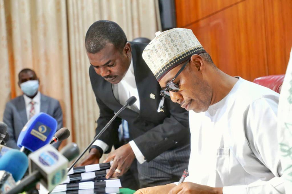 Zulum signs N269.6 billion budgets, child protection act into law