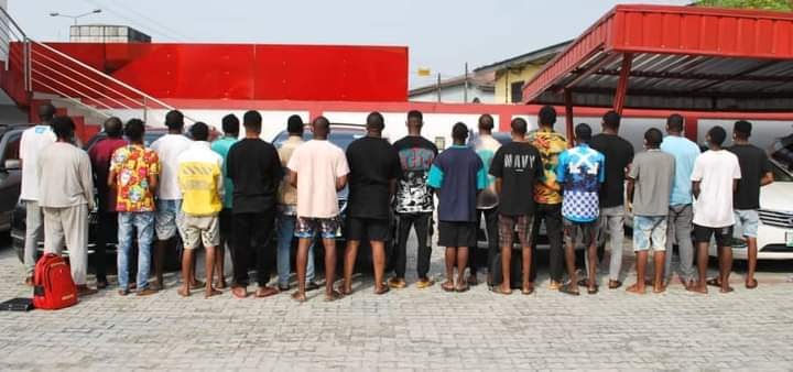 EFCC arrests 42 fraudsters in Asaba