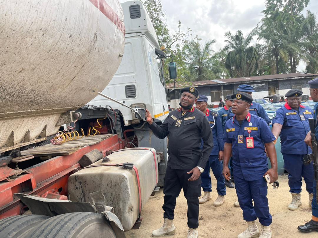 NSCDC arrest 2 trucks laden with suspected adulterated diesel