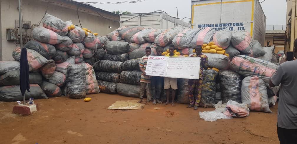 NDLEA intercepts 3 million opioid caps at Lagos terminal; 8, 613kg Loud at Eko beach