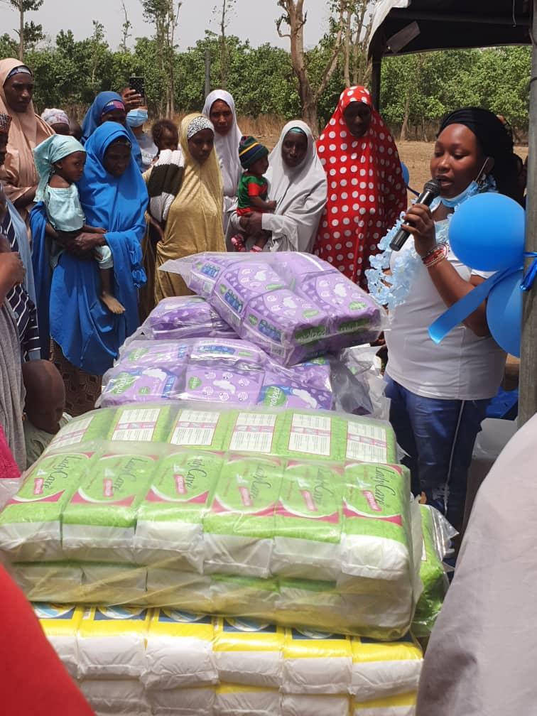 Rotary, groups donate sanitary kits, others to women, girls in FCT community