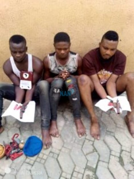 Police arrest 3 suspected cultists, recover pistols, ammunition in Lagos