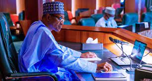 Pres. Buhari swears in 4 Permanent Secretaries, presides over FEC