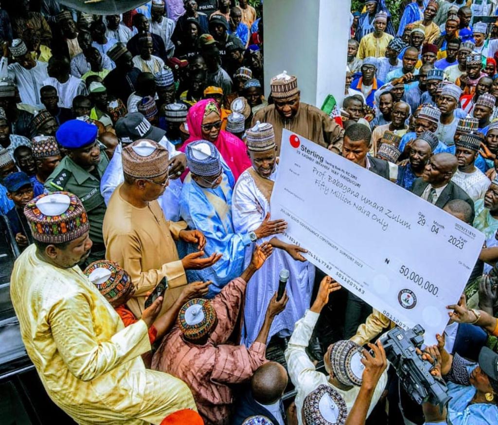 Zulum gets N50 million donation from 179 associations for purchase of nomination form