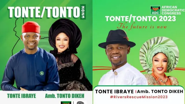 2023: ADC officially unveils Tonto Dikeh as its Rivers dep. guber candidate
