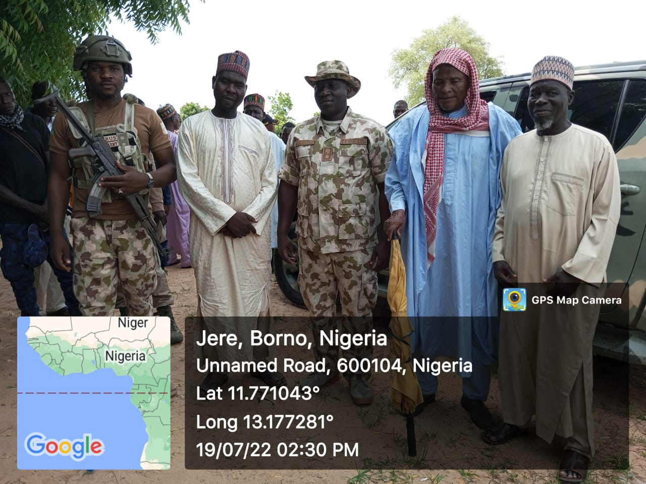 Nigerian Troops rescued 2 farmers from Boko Haram after fierce gun battle