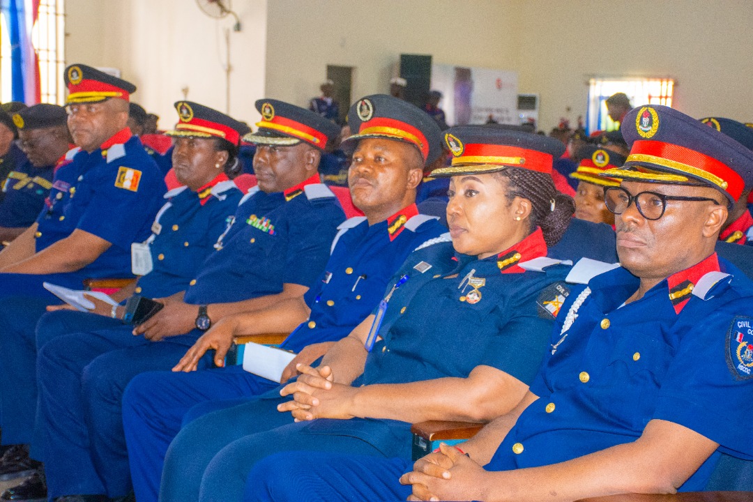 NSCDC BOSS DECORATES NEWLY PROMOTED OFFICERS, TASKS PERSONNEL TO REDOUBLE COMMITMENT TO DUTIES 