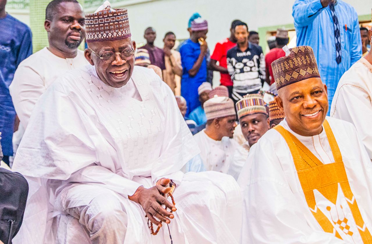PHOTO-NEWS: Tinubu, Shettima observed Friday prayers at Dantata Mosque in Abuja
