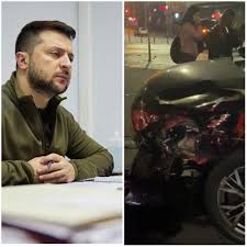 Ukrainian President Zelenskyy, Involved In Car Crash
