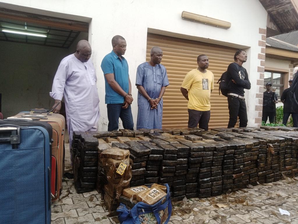 NDLEA seized N194 billion worth of cocaine in largest single bust- Arrests 4 drug barons, 1 other