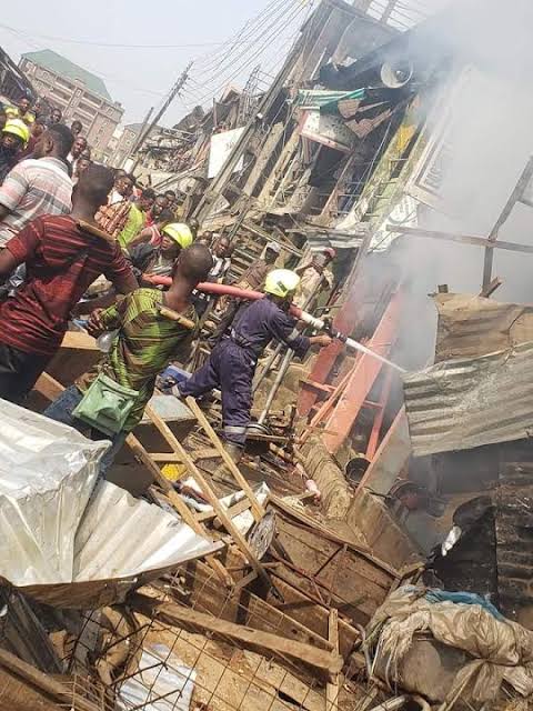 Onitsha Fire explosion: 80 shops destroyed, says Fire Chief