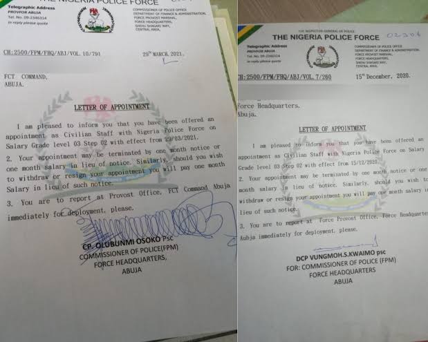 Police investigate 2 for letter head forgery in Niger