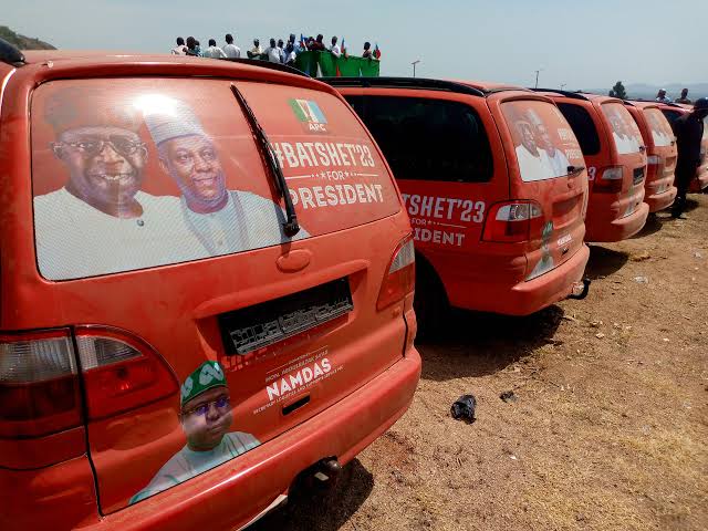 Adamawa lawmaker donates 10 vehicles to Tinubu’s campaign