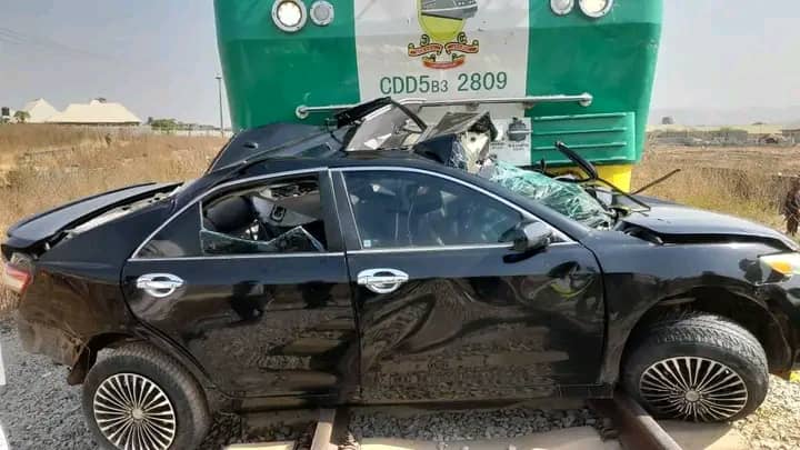 Train Crushes Woman With Her Car In Abuja